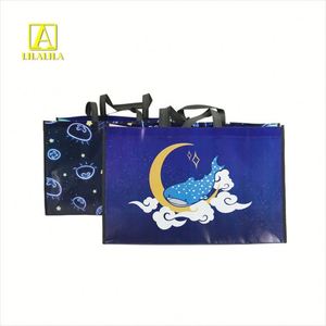 Factory Price Heavy Duty Wholesale Carrying Packaging Foldable <b>Long</b> Handle Non Woven Shopping Tote <b>Bag</b> - Product Image 3