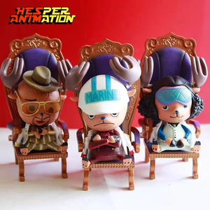 ฟิกเกอร์การ์ตูนเฮสเพอร์ ช็อปเปอร์ นาวี สามนายพล บอร์ซาลิโน อาโอกิจิ เซ็นโกคุ ท่านั่งบนเก้าอี้  โมเดล PVC ของสะสม - Product Image 2