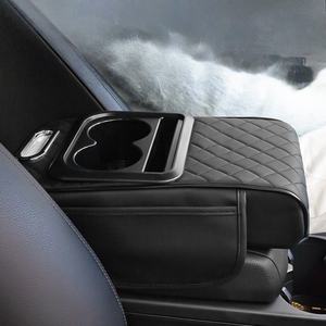 NUEVO 2023 Almohada Reposabrazos para Coche en Consola Central con Bolsa de Almacenamiento Soporte de Cuero para Manos y Caja de Pañuelos al por Mayor - Product Image 3