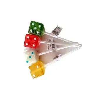 Handmade Halal Mint Flavor Cube Dice Lollipop Hard Candy Fruity Ingredients Packaged in a Box Directly from Manufacturer