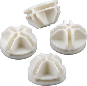 High Quality Made in China Pp Plastic Material Connectors White Color Connectors for <b>Wardrobes</b> - Product Image 1