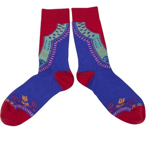 <span class=keywords><strong>Chaussettes</strong></span> décontractées unisexes pour hommes, vente en gros, <span class=keywords><strong>chaussettes</strong></span> <span class=keywords><strong>fantaisie</strong></span> colorées à motifs géométriques abstraits, <span class=keywords><strong>chaussettes</strong></span> originales à imprimé ethnique africain en coton - Product Image 3