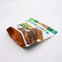 Sacs Mylar d'emballage à fermeture éclair, qualité supérieure, anti-humidité, à fond plat, faciles à ouvrir, pour aliments, vente chaude OEM