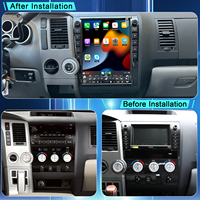 Autoradio Android 12,1 pouces pour Toyota Tundra/Sequoia 2007-2013 avec Apple CarPlay, Android Auto, navigation GPS, écran tactile HD