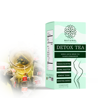 Thé Détox Herbal en Gros OEM avec Thé Vert, Feuille de Séné et Pissenlit – Cure de 14 Jours Marque Privée