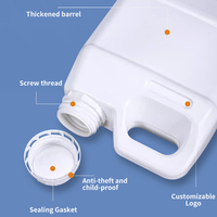 10 L 10 litres 10 litres 2.5 gallons conteneur d'huile chimique en HDPE jerricans en plastique