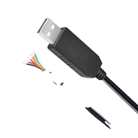 Cable Inteligente FTDI TTL-234X-3V3, Conversor USB UART, USB 2.0, Certificado CE/ROHS/FCC, Carga Rápida de 5A, Conector de 6 Pines para Impresora