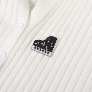Spille spille 2023 strumento musicale chitarra spilla per pianoforte corno piccolo distintivo in metallo accessori per abiti sciarpe clip fissa in vita - Product Image 4