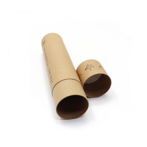 Emballage logistique biodégradable en tube de papier kraft recyclable et écologique, avec logo personnalisé imprimé - Product Image 5