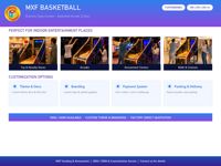 Machine d'arcade de basket-ball LED 100x250x265 cm, jeu de tir commercial