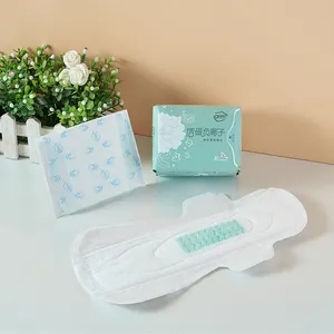 Environmentally friendly Disposable Menstrual Organic Cotton Anion Women Sanitary Pads Night Use Lady Sanitary Napkins Supplier