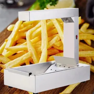French Fries Equipamento Counter Top Chips Display Warmer Estação De Trabalho French Fry Warmer