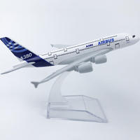 Avion A380 du Royaume-Uni, modèle d'avion en résine réaliste à l'échelle 30 cm, souvenir, cadeau de Noël, cadeau d'Halloween