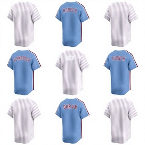 Wholesale Breathable 3D Embroidery Philadelphia for American Baseball Jersey #3 Bryce Harper 12 Kyle Schwarber 7 Trea - Product Image 3