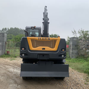 TLERA TL130 escavatore ruota con gambe stabilizzatore regolabile e escavatore sistema cingoli - Product Image 2