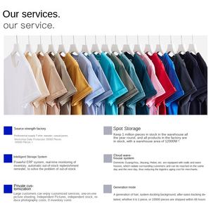 Camiseta de Manga Corta Casual de Algodón 100% para Hombre y Mujer, 230g, Tejido de Punto, Ajuste Holgado, con Logotipo Estampado y Anti-Pilling - Product Image 4