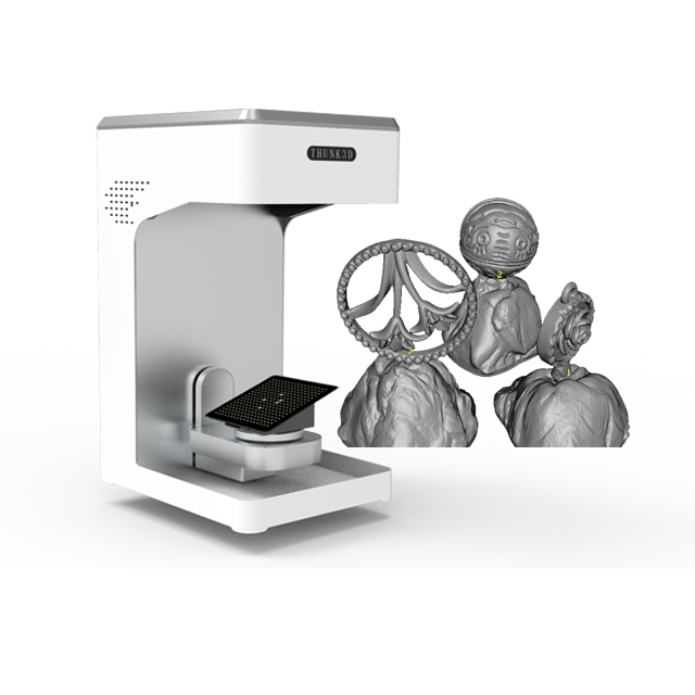 High Precision Desktop 3D Scanner with 0.006mm Accuracy USB Interface in Stock