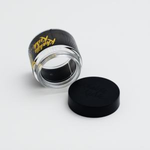 Cannacoast Custom Logo Printing Child Resistant CR Clear <b>Glass</b> 5S Jar Bottle <b>Container</b> 1oz 2oz 3oz Plastic for Dry Flower Herb - Product Image 4