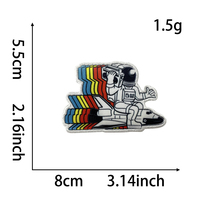 Patch Astronaute Brodé pour l'Espace, pour Veste, Sac à Dos, Vêtements, Décoration DIY, 13 Pièces