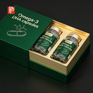 Boîte à tiroir de luxe personnalisée pour emballage de capsules et de bonbons gélifiés, boîte cadeau rigide <span class=keywords><strong>en</strong></span> carton coulissante avec insert <span class=keywords><strong>en</strong></span> papier, emballage pour compléments alimentaires - Product Image 2