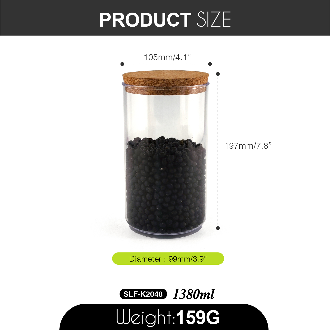 1380ml