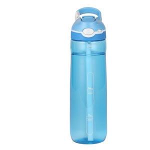High Quality BPA Free <b>750ml</b> Tritan Plastic <b>Water</b> <b>Bottle</b> Gym Sports Drinking <b>Bottle</b> with Flip Top Lid - Product Image 1
