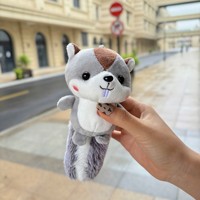 Porte-clés en peluche écureuil célèbre sur internet, pendentif de sac en forme d'écureuil mignon à grande queue, poupée en peluche, approvisionnement pour le commerce extérieur