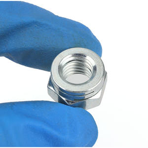 Keandalan tinggi anti-melonggarkan NF E 25-411 baja karbon kelas 8 Hex mur pengunci alur ganda - Product Image 5