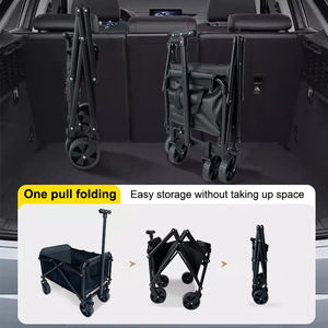 Chariot de plage pliable à grande capacité et robuste, chariot utilitaire pliable, chariot de jardin <span class=keywords><strong>portable</strong></span>, chariot de camping, chariot de courses OEM - Product Image 6