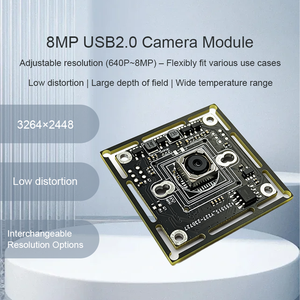 Module de caméra USB2.0 à mise au point fixe 8MP 12MP avec capteur CMOS pour dispositif de reconnaissance faciale, terminal de consommation, kiosque en libre-service - Product Image 1