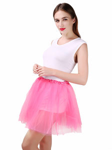 Nouvelle arrivée, jupes droites pour femmes de haute qualité, respirantes, 100% polyester, <span class=keywords><strong>jupe</strong></span> tutu en <span class=keywords><strong>tulle</strong></span> pour femmes - Product Image 5
