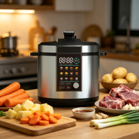 Cuisinière électrique intelligente 2026 avec 12 fonctions et tension 220V