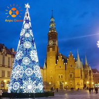 2023 nouvelle décoration de noël 5m 6m 8m 10m 12m 15m fournisseur d'arbre de noël en PVC géant