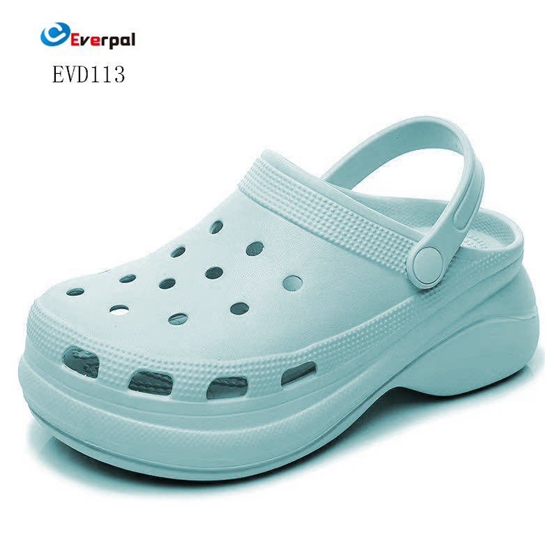 Стильная быстросохнущая Женская садовая обувь на толстой подошве, легкие женские сабо из ЭВА