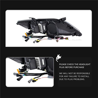 Conjunto de Faros Delanteros LED Modificados para Toyota Camry 2009-2011 XV40, Repuesto de Faros Delanteros para Automóvil, Suministro de Fábrica de Autopartes