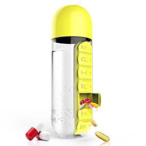 2026 New Trend Style Plastic Custom Water Bottle Daily Pill Eco-friendly Pill <b>Box</b> Water Plastic Bottle - Product Image 2