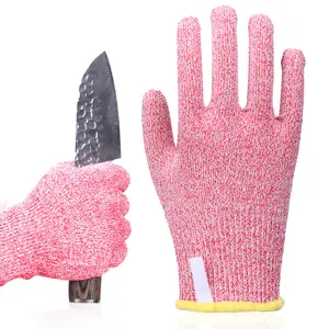 XINGYU пользовательские перчатки с логотипом Высокопроизводительные перчатки с полиуретановым покрытием уровня 5 Защита HPPE анти-порезные перчатки