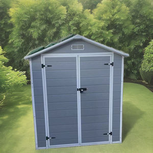 6x4 piedi porta chiusa in resina all'esterno dell'edificio di stoccaggio in plastica 6x4 piedi deposito attrezzi da giardino capannone - Product Image 2