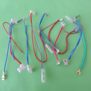 custom OEM China Factory abrasion resistant safe custom cable wiring harness with 6.3mm pitch of connector for Gas water heater