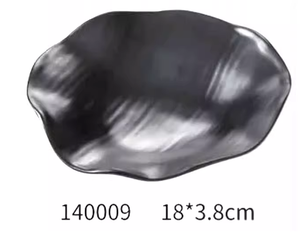 Assiettes d'apéritif noires en mélamine plat de dégustation de dessert petits <span class=keywords><strong>mini</strong></span> bols <span class=keywords><strong>plateau</strong></span> de service pour côté sushi ensemble de vaisselle de style japonais - Product Image 6