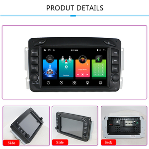 LELV 7 ''Écran tactile Android <span class=keywords><strong>Autoradio</strong></span> pour Mercedes Benz Class <span class=keywords><strong>Clk</strong></span> W209 W203 <span class=keywords><strong>W208</strong></span> W463 2 + 64gb Carplay Navigation Stereo - Product Image 6