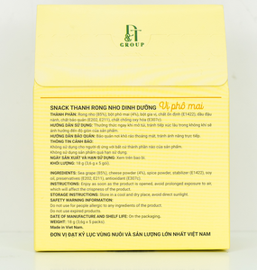 Premium 100% naturel directement du Vietnam barre de raisin de mer nutritionnelle haute qualité 18g Snack Pack avec saveur de fromage - Product Image 3