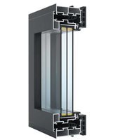 GREATMEN Fenêtre coulissante isolée en aluminium, résistante au feu, insonorisée, pour salle de bain et cuisine, design moderne, écoénergétique, Allemagne