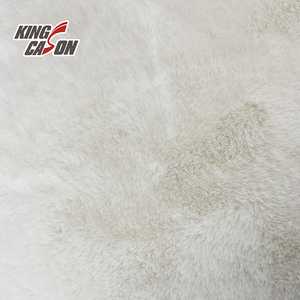 Kingcason Heavyweight thỏ trắng giả lông dài sang trọng dày ấm đan thiết kế mới cho đồ chơi và may mặc sử dụng - Product Image 4