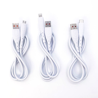Vente en gros TPE Micro USB Câble de charge rapide Type-C Câble de données USB pour Iphone/Samsumg/xiaomi/Huawei
