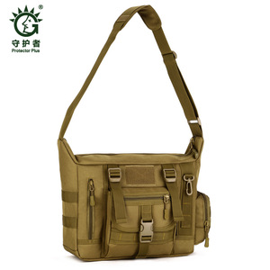 Guardian Tactical Shoulder Bag 14 Inch Laptop Capacity Crossbody For Men Outdoor Travel <b>Backpack</b> <b>Large</b> Size Solid Color - Product Image 5