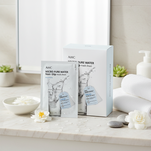 AHC Micro Pure Water Non-Slip Facial Mask Sheet 10 Sheets Good Quality - Product Image 2
