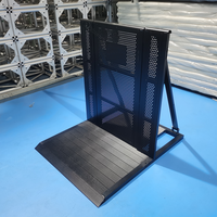 Kkmark – pièce d'angle en acier aluminium 45 90 degrés, combinaison de protection robuste, plaque de scène, barrière de foule, chariot standard Vauban