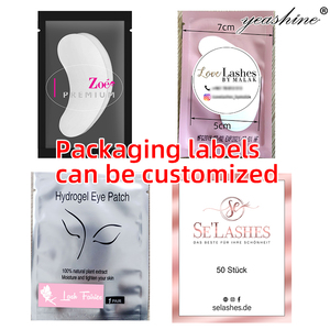 Pink Custom White Black OEM Hydrogel Extension Eyepatch Free Eye Gel Pad Eyepad Under Mask Collagen Lint <strong>Patch</strong> Lash Eyelash