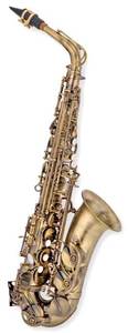 Saxophone alto en Mi bémol avec électrophones, laqué or, ressorts américains, coussinets en cuir <span class=keywords><strong>italien</strong></span> - Product Image 4